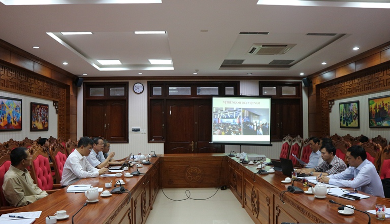 Hiệp hội Điều Việt Nam làm việc với UBND tỉnh